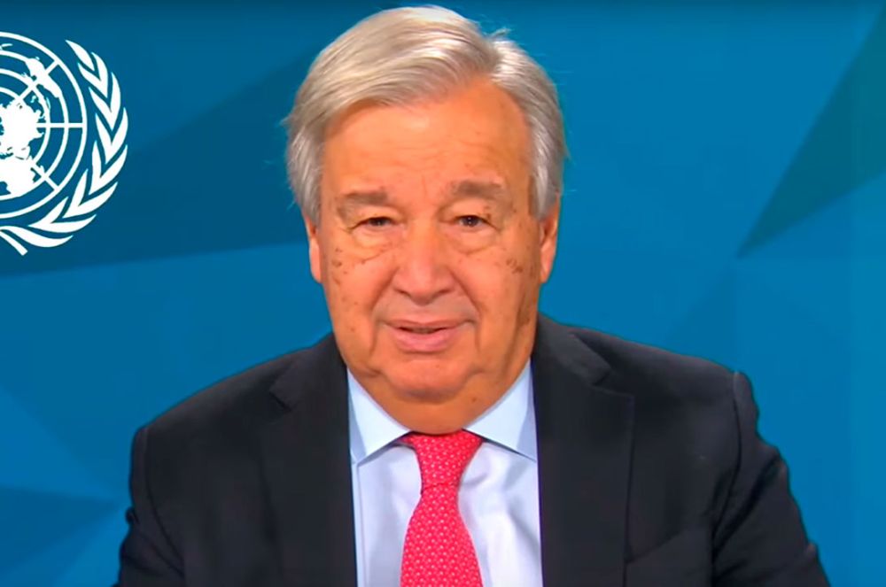 Nuestra tarea en esta COP es pasar de las palabras a los hechos: secretario general de las Naciones Unidas, António Guterres