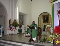 Se realizó el octavo día de la novena a San Buenaventura