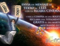 Envía mensajes de texto y gana boletas con Pacífico Cinemas