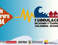 Todo listo para el simulacro binacional entre Ecuador y Colombia de sismo y tsunami el 6 y 7 de febrero