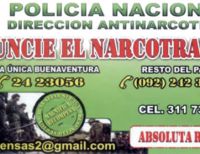 Denuncie el narcotráfico