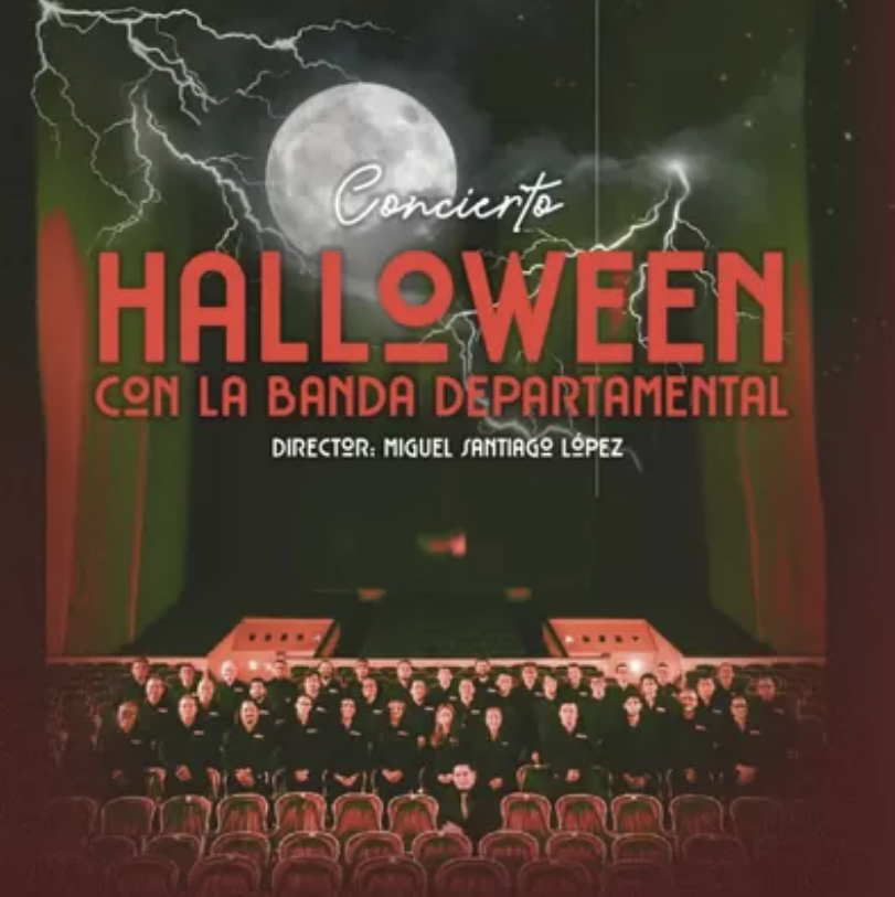 Noche de fantasía con el concierto de Halloween de la Banda Departamental