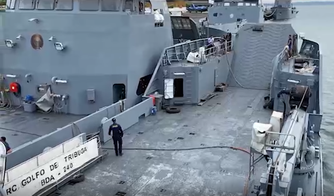 La Armada de Colombia dispuso dos buques para transporte de material y alimentos a al departamento de Nariño