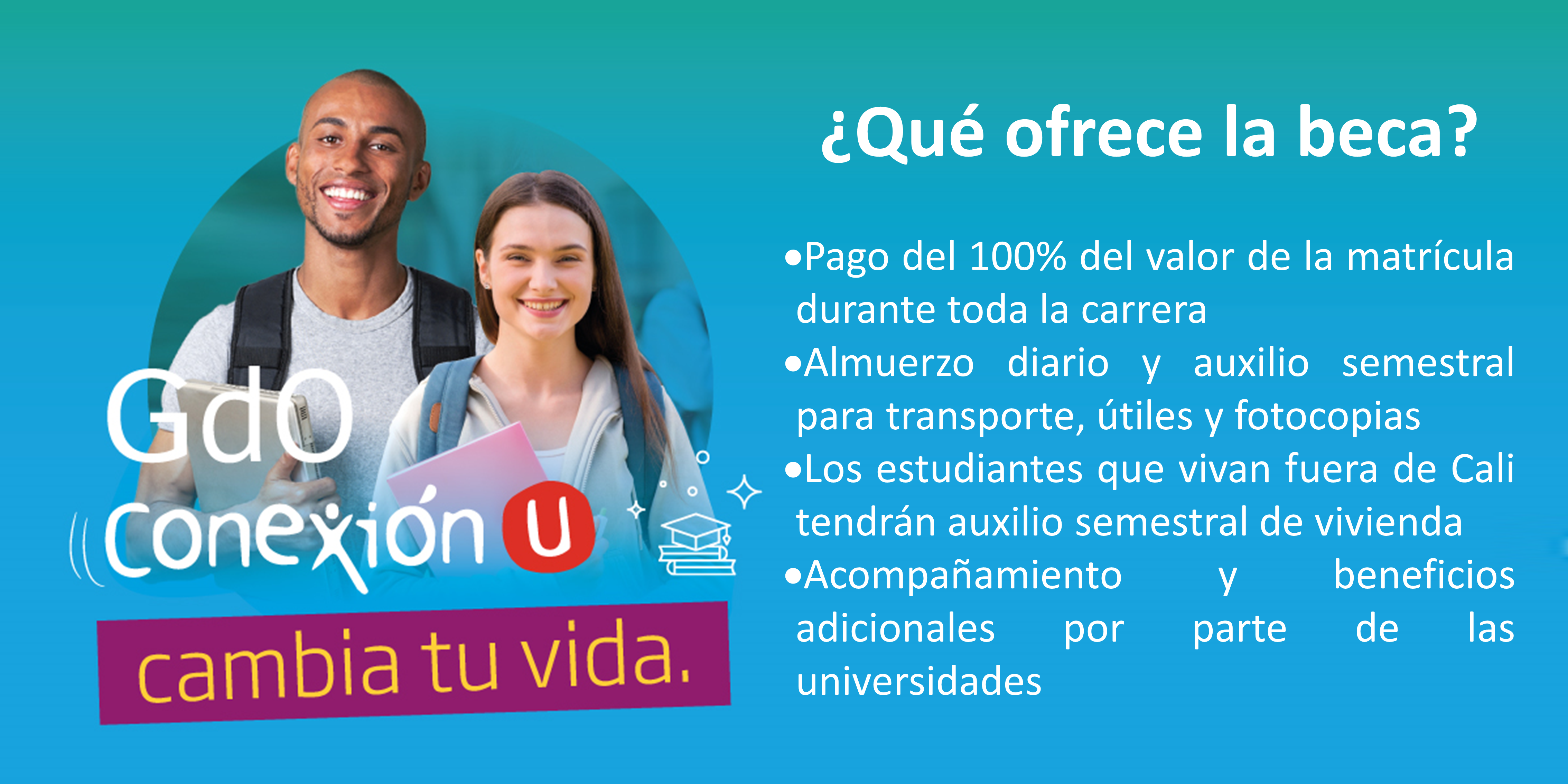 Conexión U lanza nueva convocatoria para diez becas universitarias