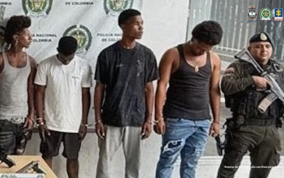 Fueron asegurados 5 presuntos integrante de Los Shottas señalado de homicidios y amenazas a turistas en La Bocana en marzo y junio de 2025
