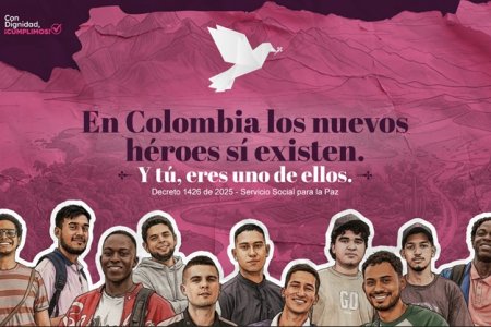 El Gobierno nacional abre convocatoria al Servicio Social para la Paz como alternativa al servicio militar obligatorio