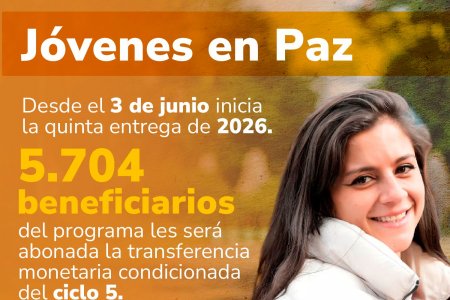 Prosperidad Social inicia entrega del ciclo 5 de Jóvenes en Paz
