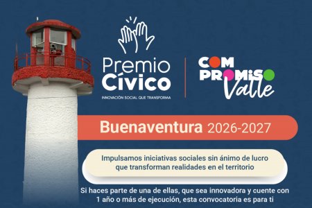 El Premio Cívico ya está en Buenaventura para reconocer iniciativas sociales que transforman el territorio