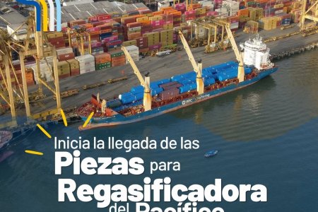 La SPRBUN recibe piezas clave para la Regasificadora del Pacífico en su terminal portuaria