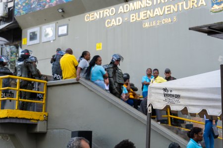 El Sindicato SUNET mantiene protesta en Buenaventura y rechaza señalamientos de la Administración Distrital