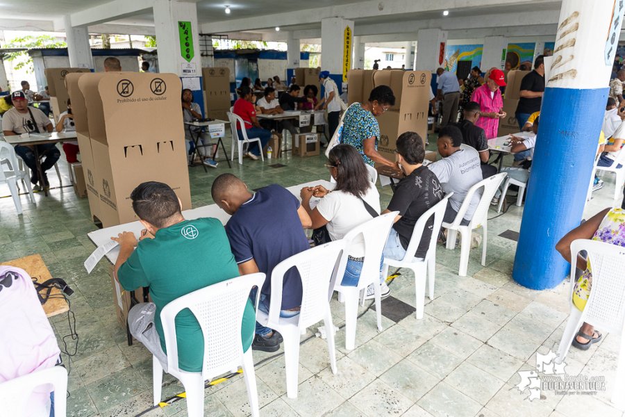 La Administración Distrital garantiza condiciones para las elecciones presidenciales en Buenaventura