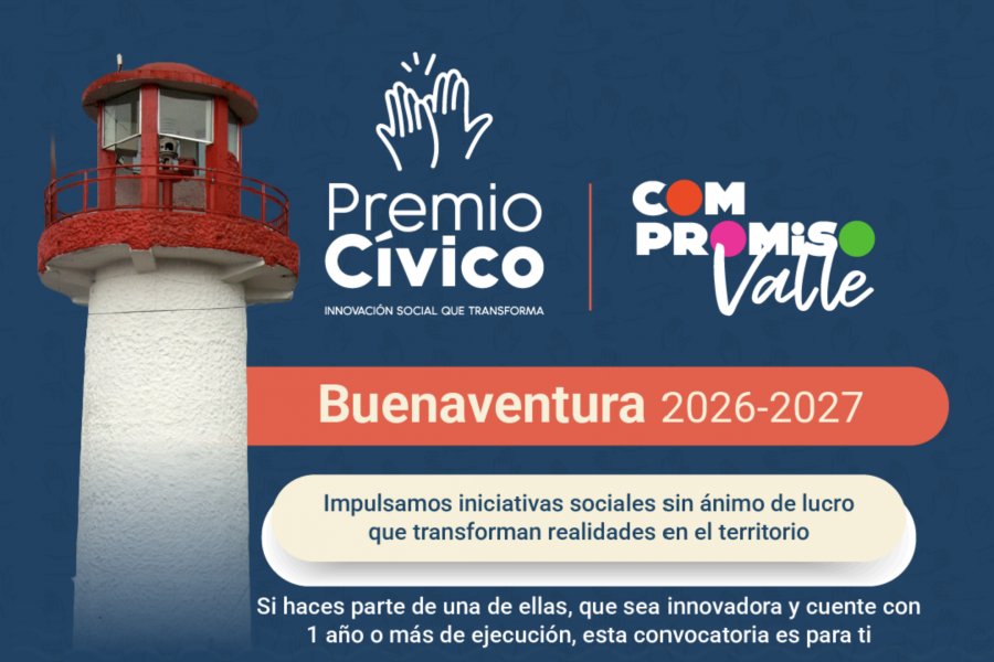 El Premio Cívico ya está en Buenaventura para reconocer iniciativas sociales que transforman el territorio