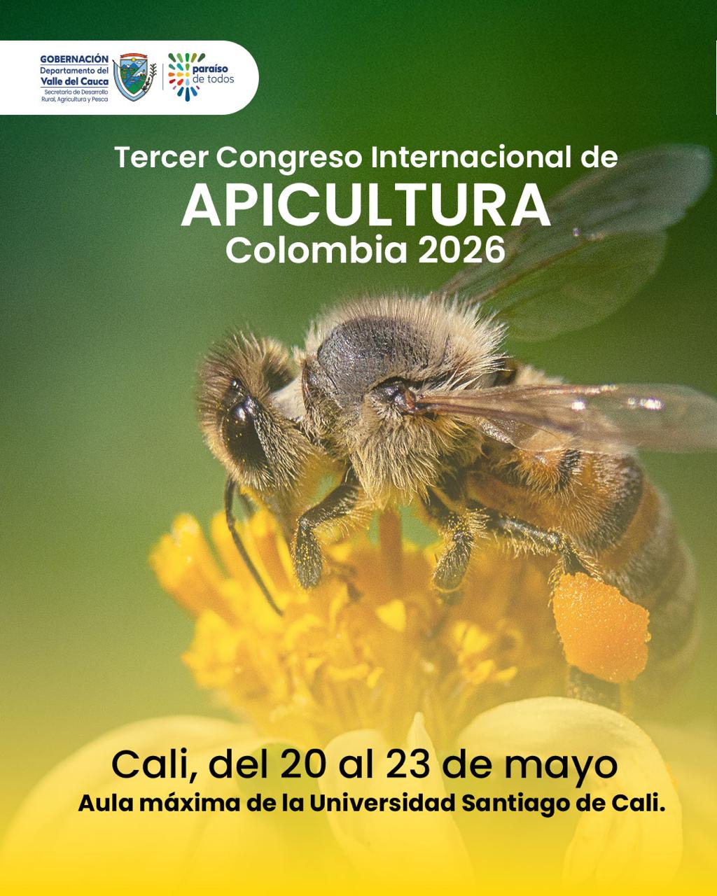 El Valle del Cauca acogerá el Tercer Congreso Internacional de Apicultura