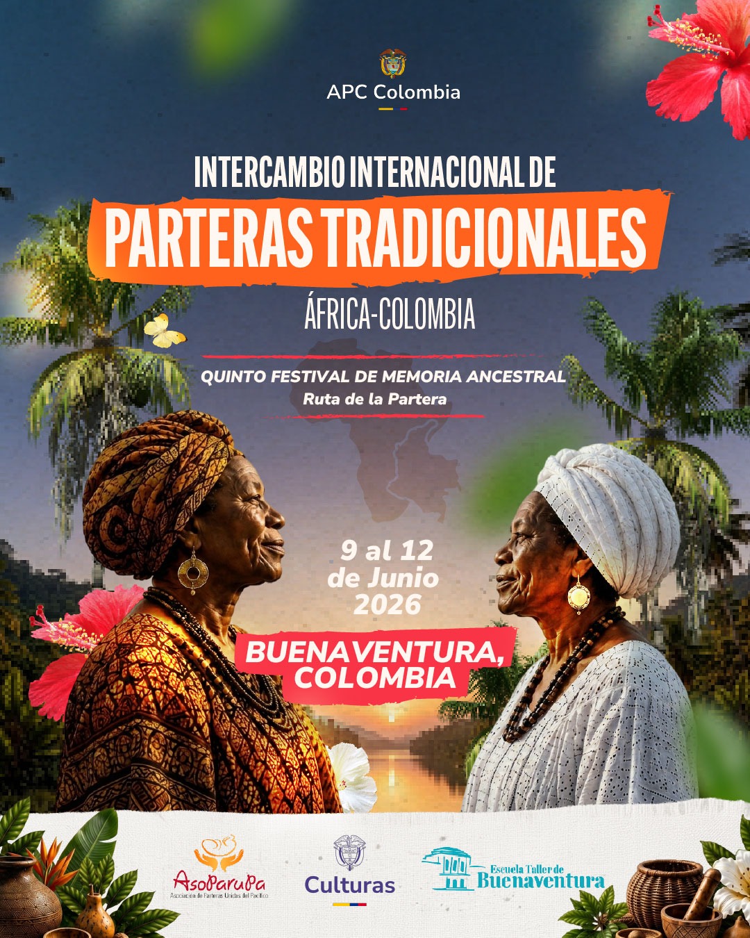 Buenaventura será sede del intercambio cultural y ancestral entre parteras de África y Colombia